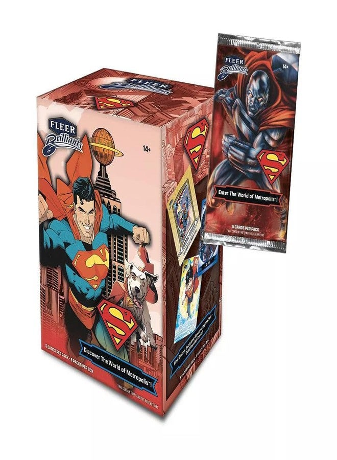 Upper Deck Fleer Brilliants Superman Trading Card Blaster Box - Image 2